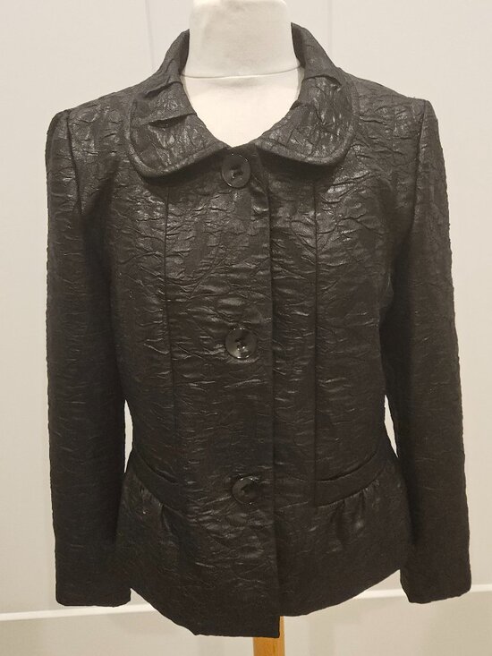 JACKET BY CONRAD C, BLACK ON BLACK BOUCLEE - Picture 1 of 8